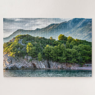 Montenegro berg- en zeelandschap legpuzzel