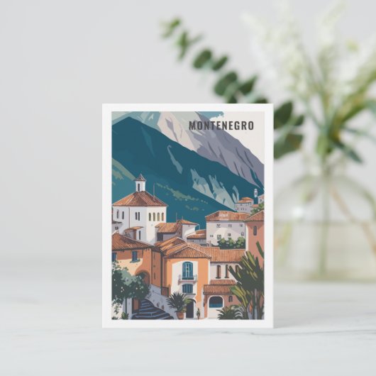 Montenegro Beroemde reisplaats Briefkaart (Staand voorkant)