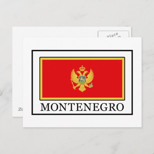 Montenegro Briefkaart (Voorkant / Achterkant)