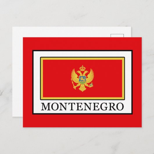 Montenegro Briefkaart (Voorkant / Achterkant)