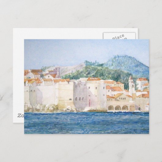 Montenegro Budva Briefkaart (Voorkant / Achterkant)