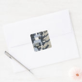 Montenegro, Budva. Budva Oude Stad / Stari Grad, Vierkante Sticker (Envelop)