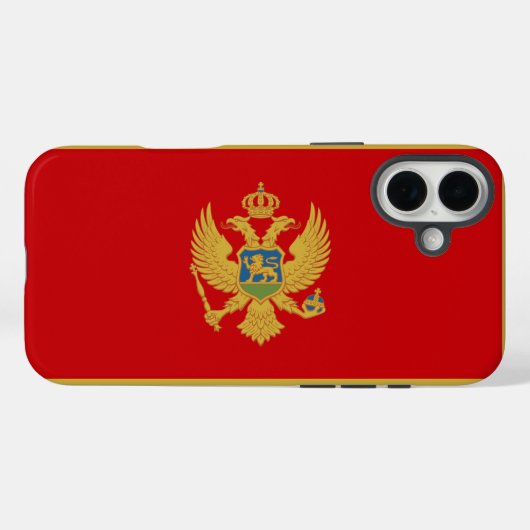 Montenegro Case-Mate iPhone Case (Achterkant (horizontaal))