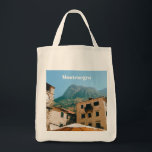 Montenegro Cityscape  Tote Bag<br><div class="desc">Montenegro retro european cityscape</div>