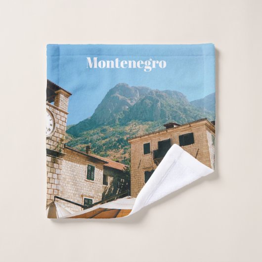 Montenegro Cityscape  Washandje (Wasdoekje)