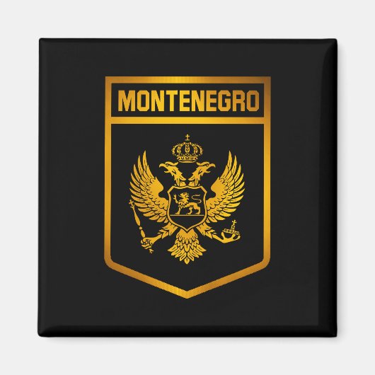 Montenegro Emblem Magneet (Voorkant)