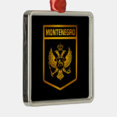 Montenegro Emblem Metalen Ornament (Rechts)