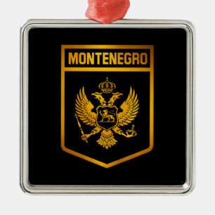 Montenegro Emblem Metalen Ornament