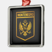 Montenegro Emblem Metalen Ornament (Links)