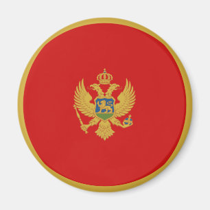 Montenegro Fisheye Vlag Magneet