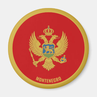 Montenegro Flag Charming Patriotic Magneet