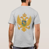 Montenegro Flag Independence Celebration T-shirt (Achterkant)