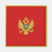 Montenegro Flag Magnet (Voorkant)
