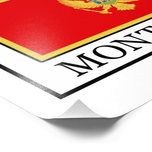 Montenegro Foto Afdruk (Hoek)