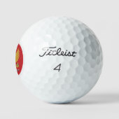 Montenegro Golf Balls, vlaggolfers / patriotten Golfballen (Logo)