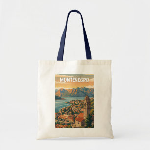 Montenegro Illustratie Reis Kunst Vintage Tote Bag
