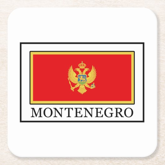 Montenegro Kartonnen Onderzetters (Voorkant)