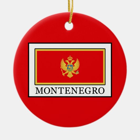 Montenegro Keramisch Ornament (Voorkant)