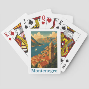  Montenegro Kotor Bay Balkan Reizen Pokerkaarten
