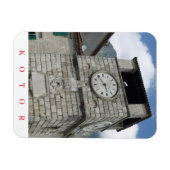 Montenegro Kotor klokkentoren uitzicht magneet (Horizontaal)