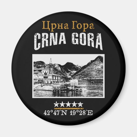 Montenegro Magneet (Voorkant)