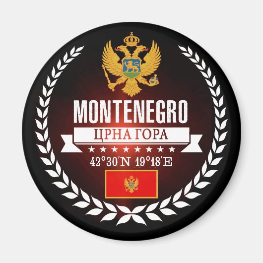 Montenegro Magneet (Voorkant)