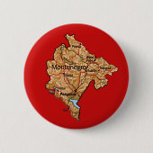 Montenegro Map Button (Voorkant)