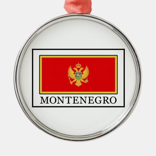 Montenegro Metalen Ornament (Voorkant)