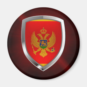 Montenegro Metallic Emblem Magneet