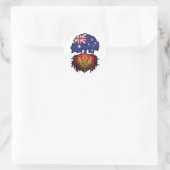Montenegro Montene grin Australia Tree Ronde Sticker (Tas)