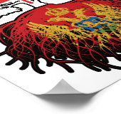 Montenegro Montenegrin Canada - boomstammen Poster (Hoek)