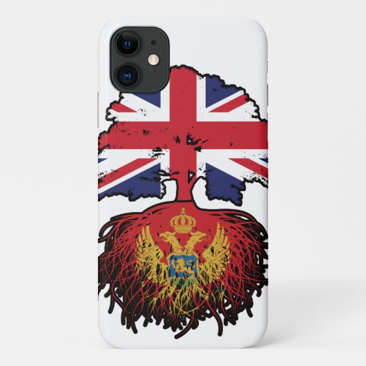Montenegro Montenegro Montenegro Verenigd Koninkri Case-Mate iPhone Case (Achterkant)