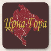 Montenegro Onderzetter (Voorkant)