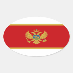 Montenegro Ovale Sticker