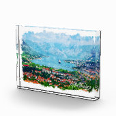 Montenegro Panorama Landschap Balkan Reizen Fotoblokken (Rechts)