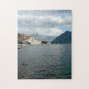 Montenegro Perast panoramisch uitzicht puzzel