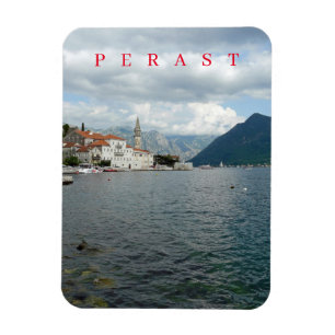Montenegro Perast panoramische uitzicht magneet