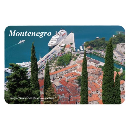 Montenegro Premium magneet (Horizontaal)