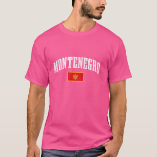Montenegro Pride Montenegrijnse vlag roots erfgoed T-shirt
