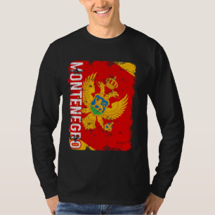 Montenegro Pride Montenegrijnse vlag roots erfgoed T-shirt