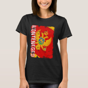 Montenegro Pride Montenegrijnse vlag roots erfgoed T-shirt