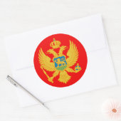 Montenegro Ronde Sticker (Envelop)