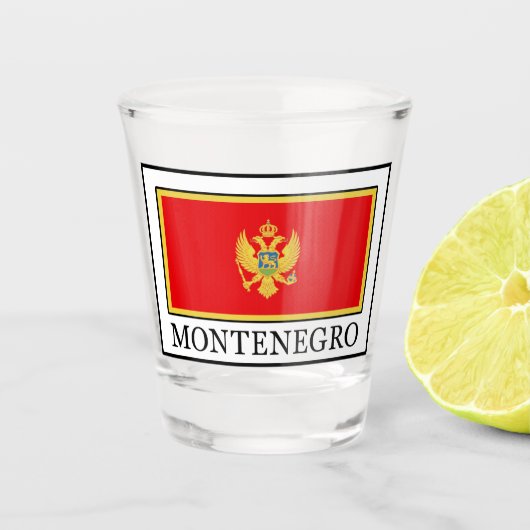 Montenegro Shot Glas (Voorkant)
