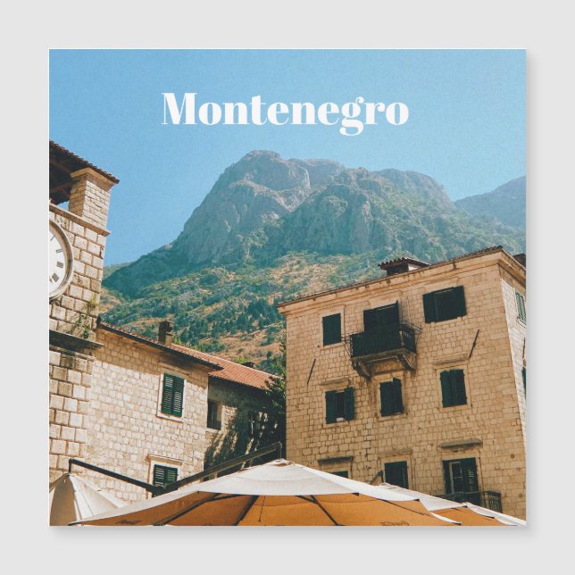 Montenegro stadsgezicht  (Voorkant)