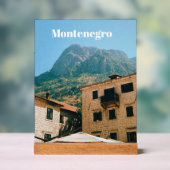Montenegro stadsgezicht acryl bord (Neutraal)