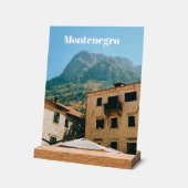 Montenegro stadsgezicht acryl bord (Hoek)