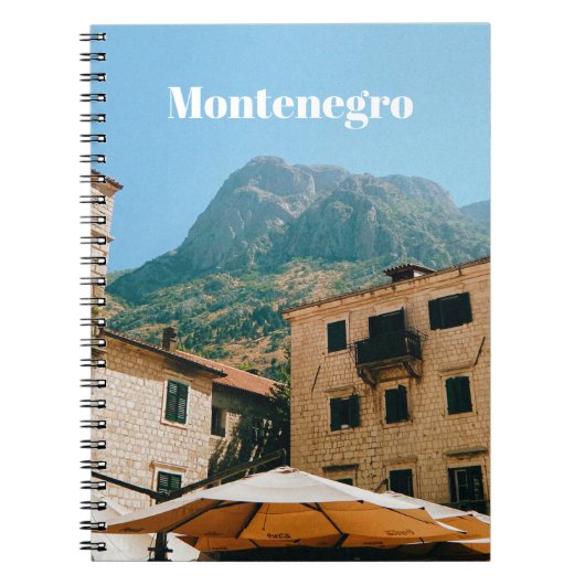 Montenegro stadsgezicht notitieboek (Voorkant)