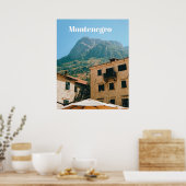 Montenegro Stadsgezicht  Poster (Keuken)