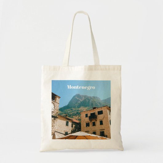 Montenegro stadsgezicht tote bag (Voorkant)
