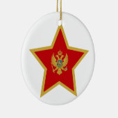 Montenegro Star Keramisch Ornament (Rechts)